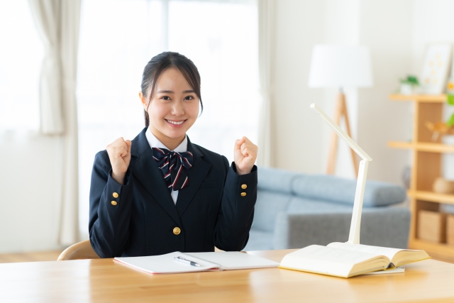 やる気のある女子高校生